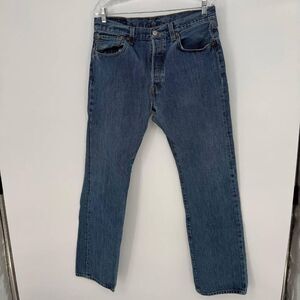 Levi's Jeans Men's 501 XX Straight Leg Blue Denim Size 34x34